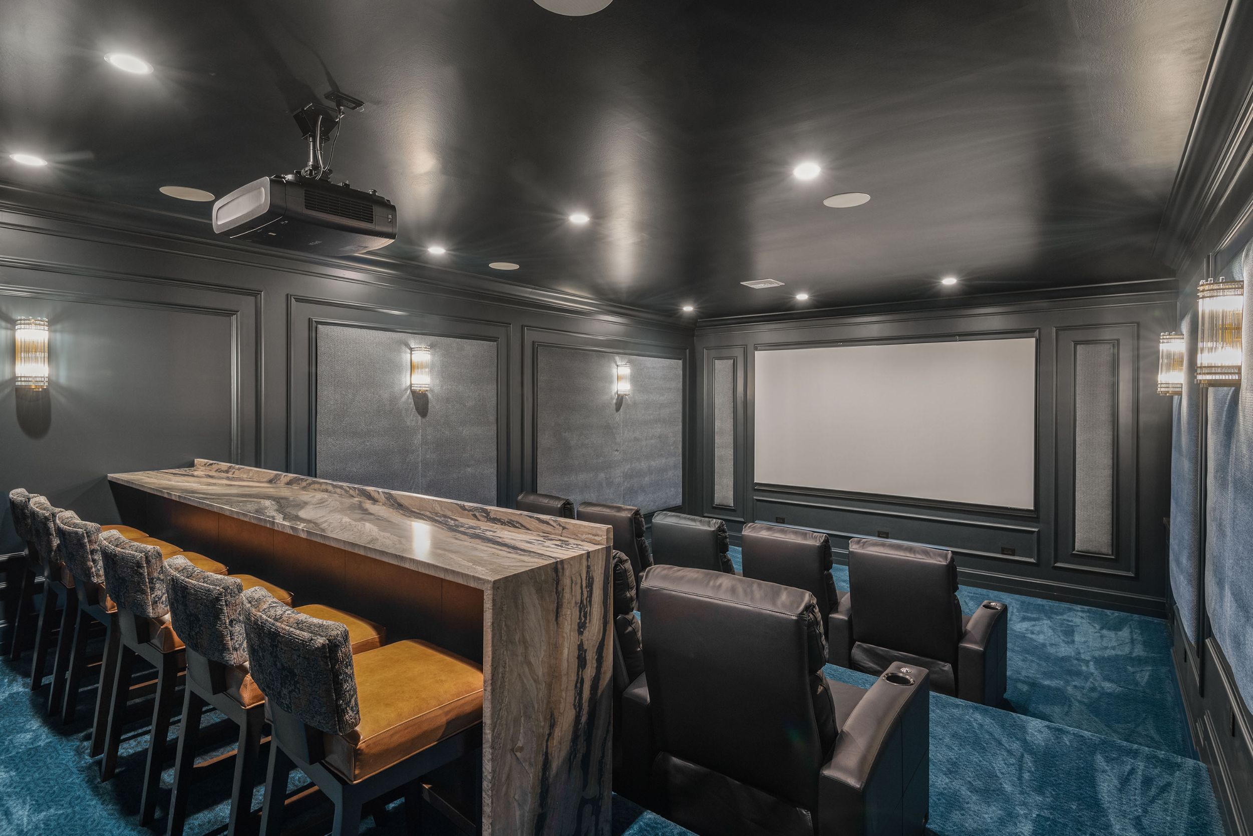 Reunion Castle Theater Room